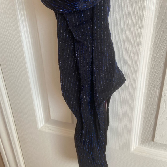 Tied Backless Ruched Glitter Halter Neck Bodysuit - Picture 8 of 9